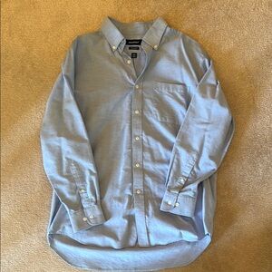 Architect Blue Casual Button Down Shirt